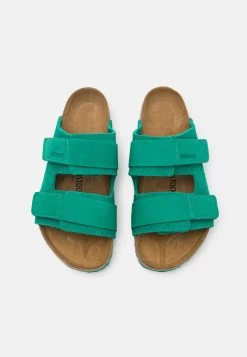 Birkenstock Uji Unisex - Chaussons - Digital Green -La Mode Soldes 02673bf1f56344799e43913a4ea0ad8f