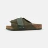 Birkenstock Kyoto Vl Nu Thyme Unisex - Mules - Brown -La Mode Soldes 03b233f11a9543e89de8c51e30c268d7