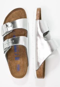 Birkenstock Arizona Nl Sfb Narrow - Mules - Metallic Silver 11 Birkenstock Arizona Nl Sfb Narrow - Mules - Metallic Silver -La Mode Soldes 2305e0e7b72e4d67938d83e33cc3e86f