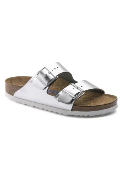 Birkenstock Arizona Nl Sfb Regular - Chaussons - Silver -La Mode Soldes 32ff6745ebd74d01b2319ead01398494