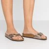 Birkenstock Madrid - Chaussons - Electric Metallic Taupe -La Mode Soldes 39763b4eb0064e50a38ede50e9f843a6