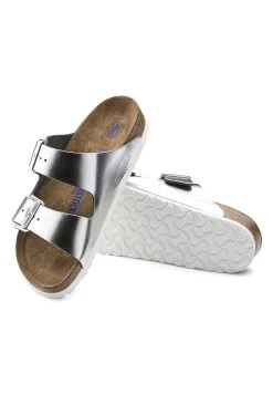 Birkenstock Arizona Nl Sfb Regular - Chaussons - Silver -La Mode Soldes 3e0ed4332c35440fb8735f624d774e53
