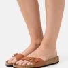 Birkenstock Madrid Bf Narrow - Chaussons - Ginger Brown -La Mode Soldes 46601039ba2c4b92832a31eb6b42c9a2