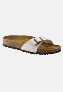 Birkenstock Madrid Bf Regular - Mules - Graceful Pearl White -La Mode Soldes 47e1c0624362495686ee2092b9107d85
