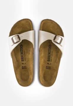 Birkenstock Madrid Bf Regular - Mules - Graceful Pearl White -La Mode Soldes 4ad0d238882f4b5cb182b5afec9578f6