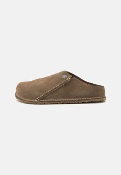 Birkenstock Zermatt Premium - Chaussons - Gray Taupe