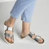 Birkenstock Arizona Nl Sfb Regular - Chaussons - Silver -La Mode Soldes 4c4d39b739cc4b7fb4ce38bf8f914b8b