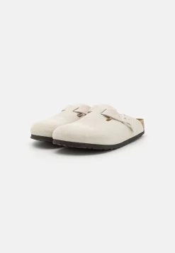Birkenstock Boston - Chaussons - Antique White -La Mode Soldes 53bf80221b844e2587a60d89a886d550