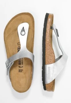 Birkenstock Gizeh Regular - Tongs - Silver -La Mode Soldes 580c94893f374f4ea27b2f6ba7f5edd2