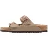 Birkenstock Arizona Soft Footbed Narrow Fit - Mules - Taupe -La Mode Soldes 59d941ff8076459db5c9b6ff5ded2b42