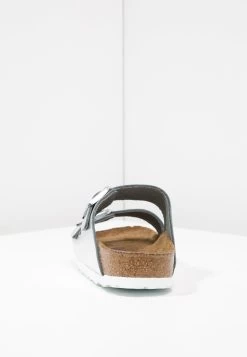 Birkenstock Arizona Nl Sfb Narrow - Mules - Metallic Silver 13 Birkenstock Arizona Nl Sfb Narrow - Mules - Metallic Silver -La Mode Soldes 5c4de674c2654ef79a94992e2ada12f4