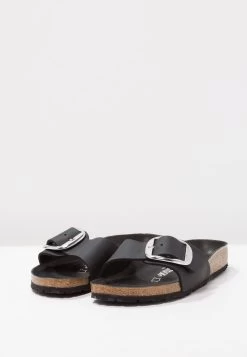 Birkenstock Madrid Big Buckle - Chaussons - Black -La Mode Soldes 5f97635554b7440cb2d2b9a12e2074d8
