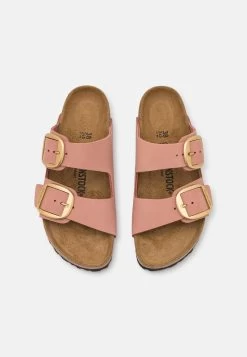 Birkenstock Arizona Big Buckle Narrow - Mules - Old Rose -La Mode Soldes 63d4f0ff75ca4fd68a24434e31db8da3