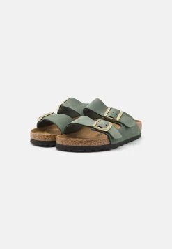 Birkenstock Arizona - Chaussons - Thyme -La Mode Soldes 689f360834074588b682376f808df50b