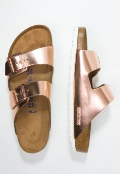 Birkenstock Arizona Nl Sfb Narrow - Mules - Metallic Copper 12 Birkenstock Arizona Nl Sfb Narrow - Mules - Metallic Copper -La Mode Soldes 7a8a288dfdb143f58fadfe94d716cefe