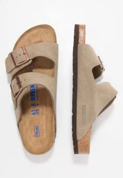 Birkenstock Arizona Soft Footbed Narrow Fit - Mules - Taupe -La Mode Soldes 7b9493677dcb46b1839c6b889921b853