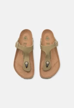 Birkenstock Gizeh Regular Fit - Tongs - Khaki -La Mode Soldes 884ce2ef6c7f46cab02ed58e41aff584
