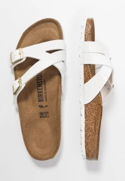 Birkenstock Yao - Chaussons - White -La Mode Soldes 89cb66d4115846f5a488bbc51a418f4c