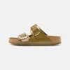 Birkenstock Arizona Big Buckle Narrow - Mules - High Shine Mud Green -La Mode Soldes 91f45783cfe745428690b5746bdd427f