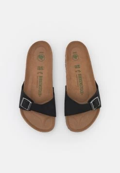 Birkenstock Madrid Earthy Vegan Regular Fit - Mules - Black -La Mode Soldes 9d06a768a9964945a7d73b8e73f2c502