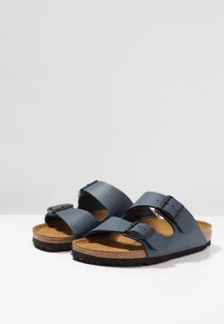 Birkenstock Arizona Narrow Fit - Chaussons - Dunkelblau -La Mode Soldes a3ce3aa936644526b5b61e503f103960