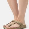 Birkenstock Gizeh Regular Fit - Tongs - Khaki -La Mode Soldes aa2b528de40248ecb71f242e01a5da56