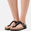 Birkenstock Gizeh Braided Regular - Chaussons - Black -La Mode Soldes ac3935917e55493b80951a75e3333b9b