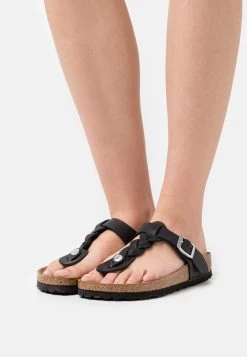 Birkenstock Gizeh Braided Regular - Chaussons - Black