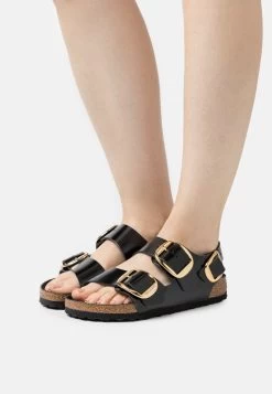 Birkenstock Milano Big Buckle Narrow Fit - Sandales - High Shine Black