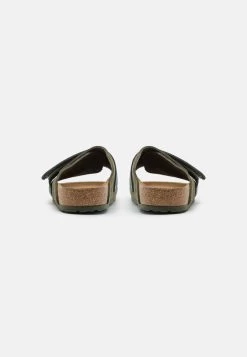 Birkenstock Kyoto Vl Nu Thyme Unisex - Mules - Brown -La Mode Soldes ad88af558d1045788d136072ee862f54