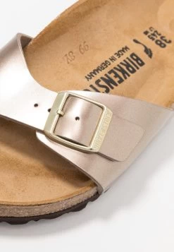 Birkenstock Madrid - Chaussons - Electric Metallic Taupe -La Mode Soldes b1ed5adbc86842178c0c1b602f65b805