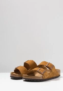 Birkenstock Arizona Soft Footbed Unisex - Chaussons - Tan -La Mode Soldes b5ae73edb3b446eba9c8584b7f7ded31