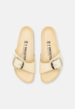 Birkenstock Madrid Big Buckle Narrow - Mules - High Shine Butter -La Mode Soldes ce6a4a0b20fc4dfca2f4181da6bd03c7