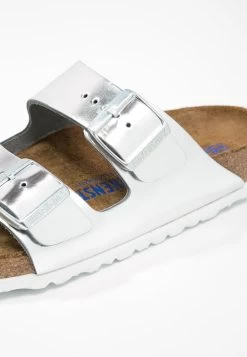 Birkenstock Arizona Nl Sfb Narrow - Mules - Metallic Silver 15 Birkenstock Arizona Nl Sfb Narrow - Mules - Metallic Silver -La Mode Soldes e0eac0367a1a41ae8af7a46820606c56