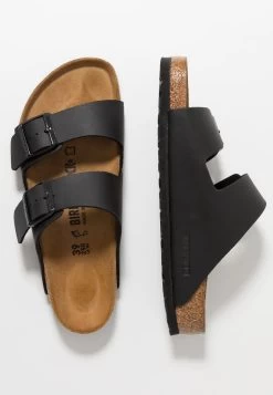 Birkenstock Arizona - Mules - Black -La Mode Soldes e52372fdf0e14bb38f77d19e720689b9