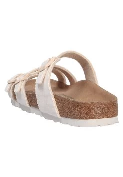 Birkenstock Tieffussbett - Mules - Vegancanvaseggshell -La Mode Soldes e55894e34eeb4a6cab907c00f81684fd