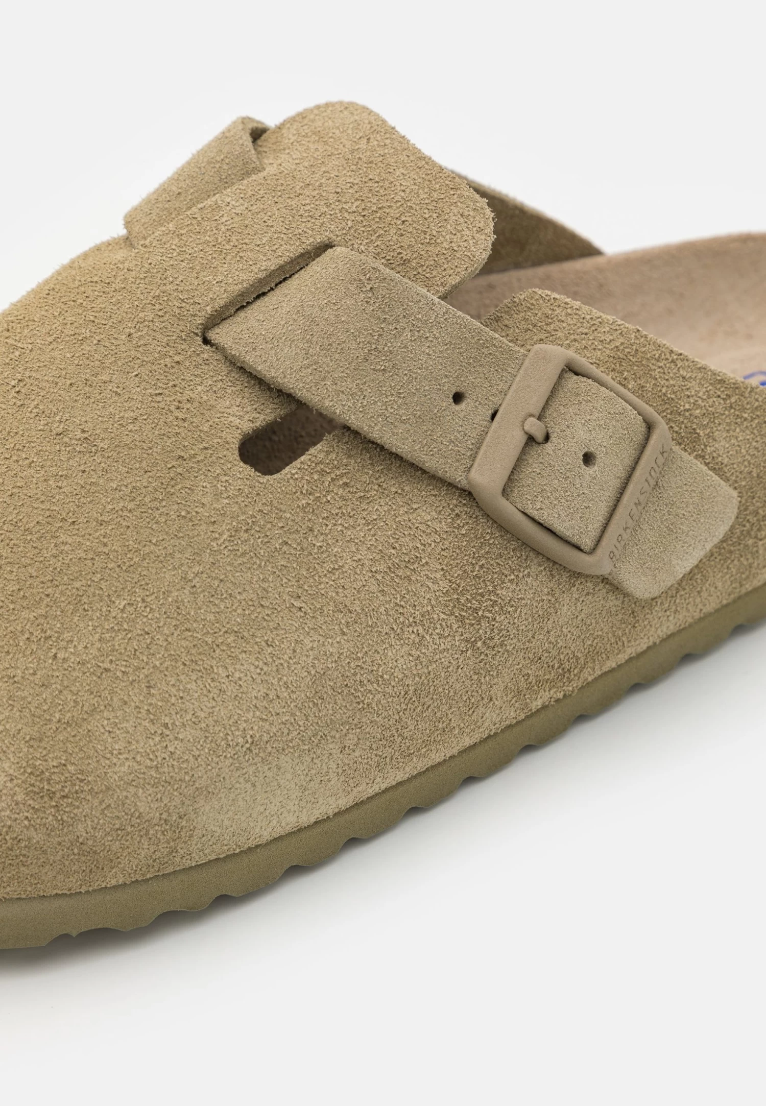 Birkenstock Boston Unisex - Chaussons - Faded Khaki 8 Birkenstock Boston Unisex - Chaussons - Faded Khaki – Image 6