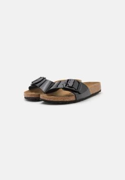 Birkenstock Madrid Big Buckle - Mules - Black -La Mode Soldes e99d15c2941b48168e0a8e222d90c3f7