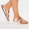 Birkenstock Arizona Nl Sfb Narrow - Mules - Metallic Copper -La Mode Soldes f4201650e9874bf09797699fc4c83842