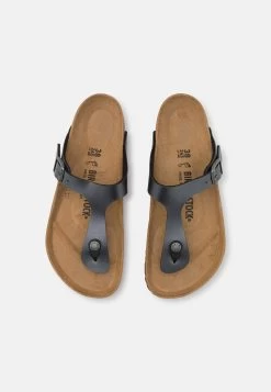 Birkenstock Gizeh Bf Regular - Chaussons - Black -La Mode Soldes f4bc6a292753429281e1e2e91798497f