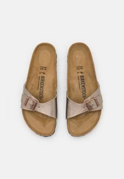 Birkenstock Madrid Bf Narrow - Chaussons - Graceful Taupe -La Mode Soldes ff0d16c911a0445395a4559867e1077a