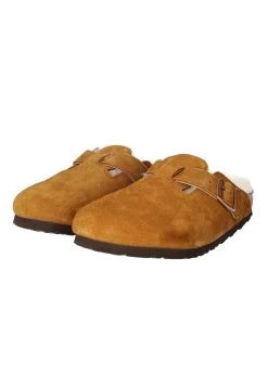 Birkenstock Boston - Chaussons - Brown -La Mode Soldes 0f0a5911033346b6b150269450d0b4b9