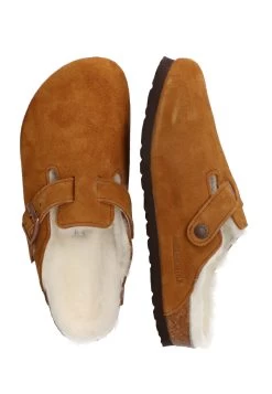 Birkenstock Boston - Chaussons - Brown -La Mode Soldes 113cb76106f14c16933d8e0fe6dc1ddc
