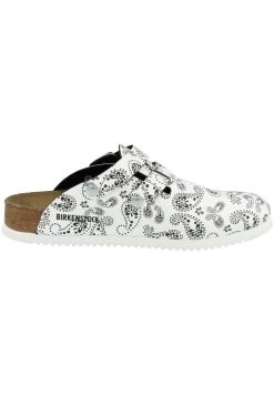 Birkenstock Mules - Paisley Black-White -La Mode Soldes 4b122cc966914665a7355e4f4369a452