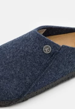 Birkenstock Zermatt Rivet - Chaussons - Dark Blue -La Mode Soldes 557254ecf0ab4a748337f4007db8934c