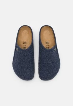 Birkenstock Zermatt Rivet - Chaussons - Dark Blue -La Mode Soldes 5fb4d7d4c1a041b3915ec3c97691d2ef