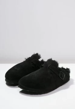 Birkenstock Boston - Chaussons - Black -La Mode Soldes 931ffa6163fd49c2a915464261460b67