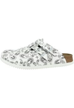 Birkenstock Mules - Paisley Black-White