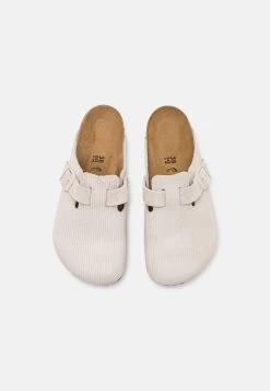 Birkenstock Boston Leve - Chaussons - Antique White -La Mode Soldes aa8b5cdff9514290b06eb8d57a0318ac