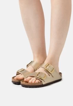 Birkenstock Arizona Big Buckle Narrow Fit - Chaussons - Metallic Gold